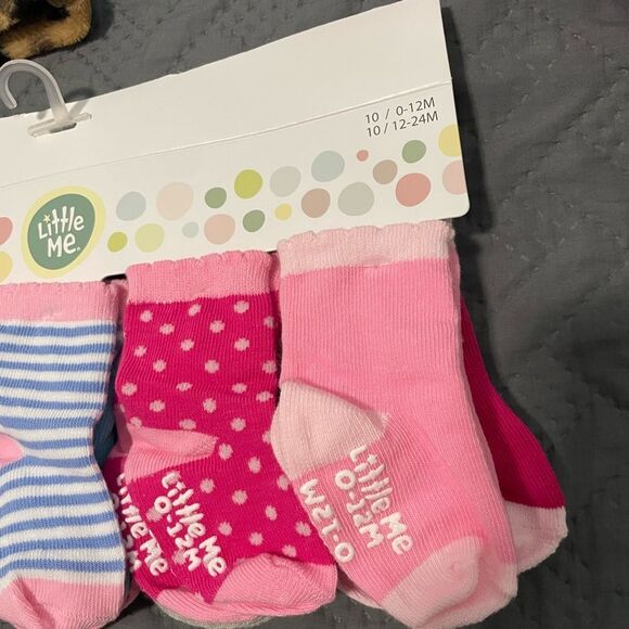 DKNY Leopard Print Robe and Pink Blanket Set - Picture 4 of 6